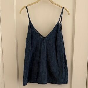 Sincerely Jules Dark Blue Denim V-Neck Camisole